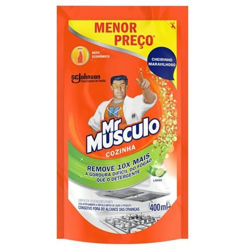 Limpador Desengordurante de Cozinha Limão Mr Músculo 400ml