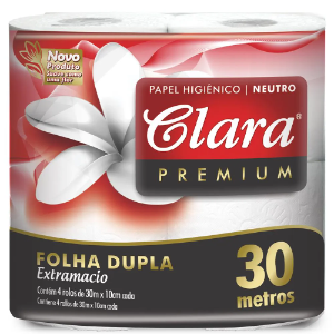 PAPEL HIGIENICO CLARA FDAQ 30M