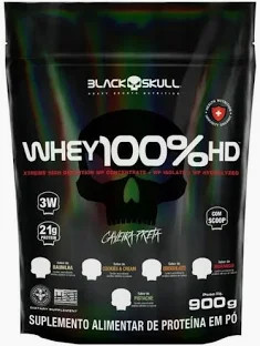 Whey 100% Hd Cookies & Cream Black Skull Pt 900g