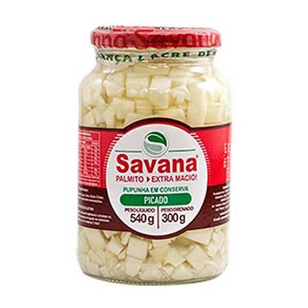 Palmito Conserva Savana Pupunha Picado Vd 300g
