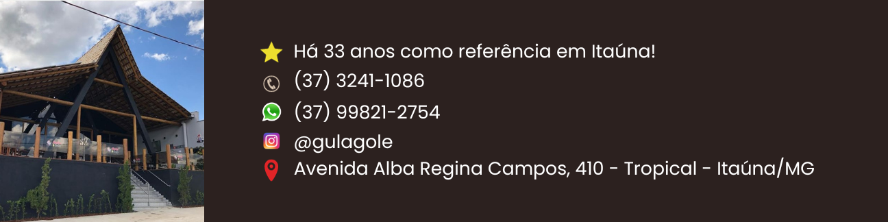 RESTAURANTE GULA & GOLE - CHAVE PIX 3799938-9065