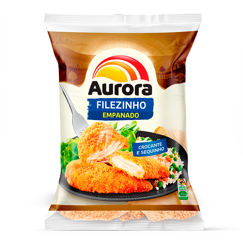 FILÉ DE FRANGO EMPANADO AURORA