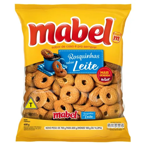 ROSQUINHA MABEL LEITE 600G
