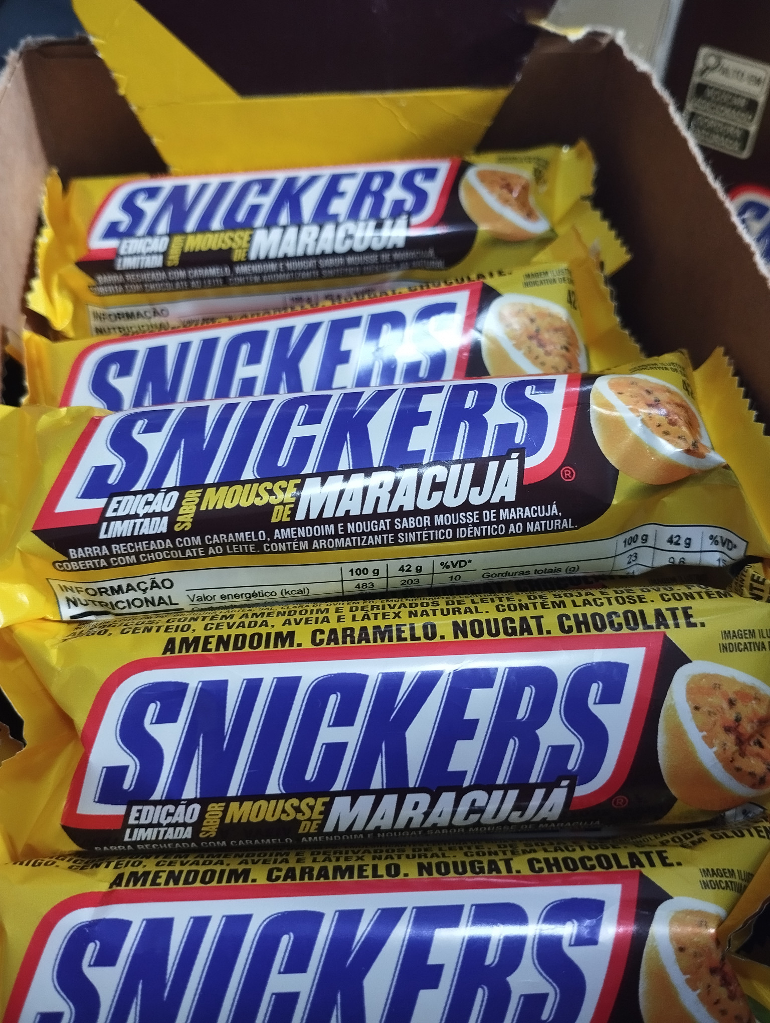 SNICKERS DE MARACUJÁ 