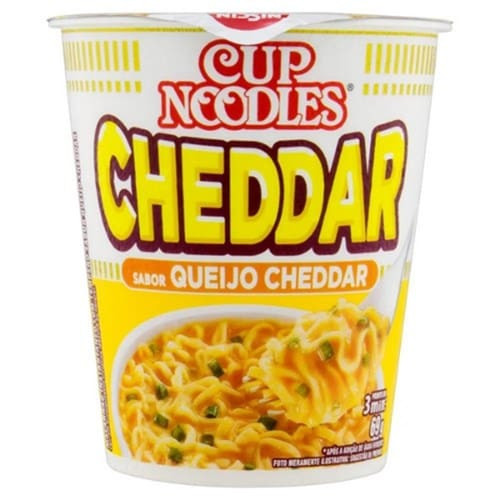 Macarrão Instantâneo Sabor Cheddar Cup Noodles 69g