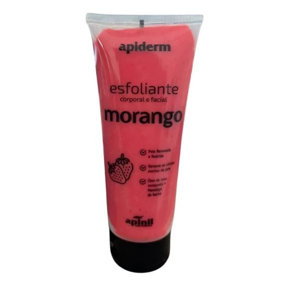 ESFOLIANTE CORPO E ROSTO MORANGO 190G APINIL
