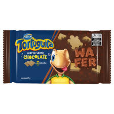 BISCOITO WAFER TORTUGUITA CHOCOLA AYMORE 85G