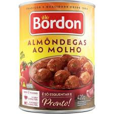 ALMONDEGA BORDON CARNE BOVINA/AVES AO MOLHO 420G