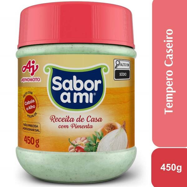 Tempero Caseiro com Pimenta Receita de Casa 450g