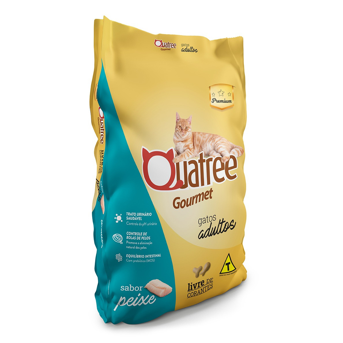 QUATREE GOURMET GATOS ADULTOS PEIXE 10,1KG