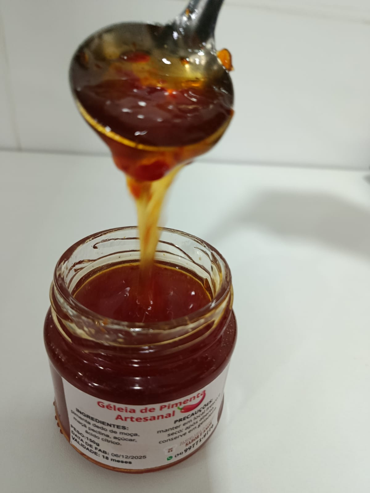Geleia Artesanal de Pimenta 