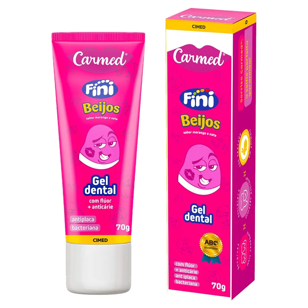 GEL DENTAL BEIJOS CARMED FINI 70G