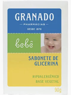 SABONETE GRANADO DE GLICERINA BEBE 90G