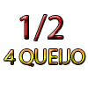 4 QUEIJOS- MEIA BATATA  RECHEADA