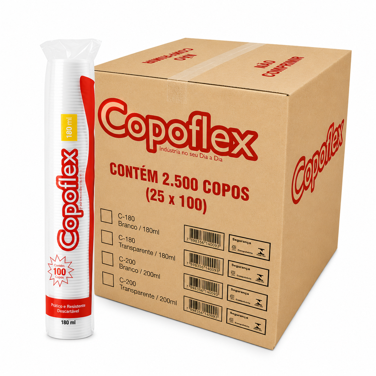 Caixa de Copo 200ml