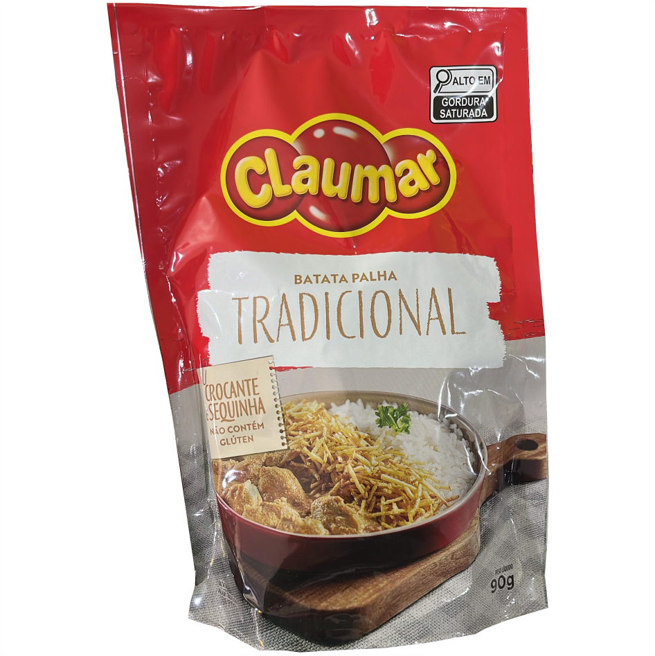 BATATA PALHA CLAUMAR NATURAL 90G