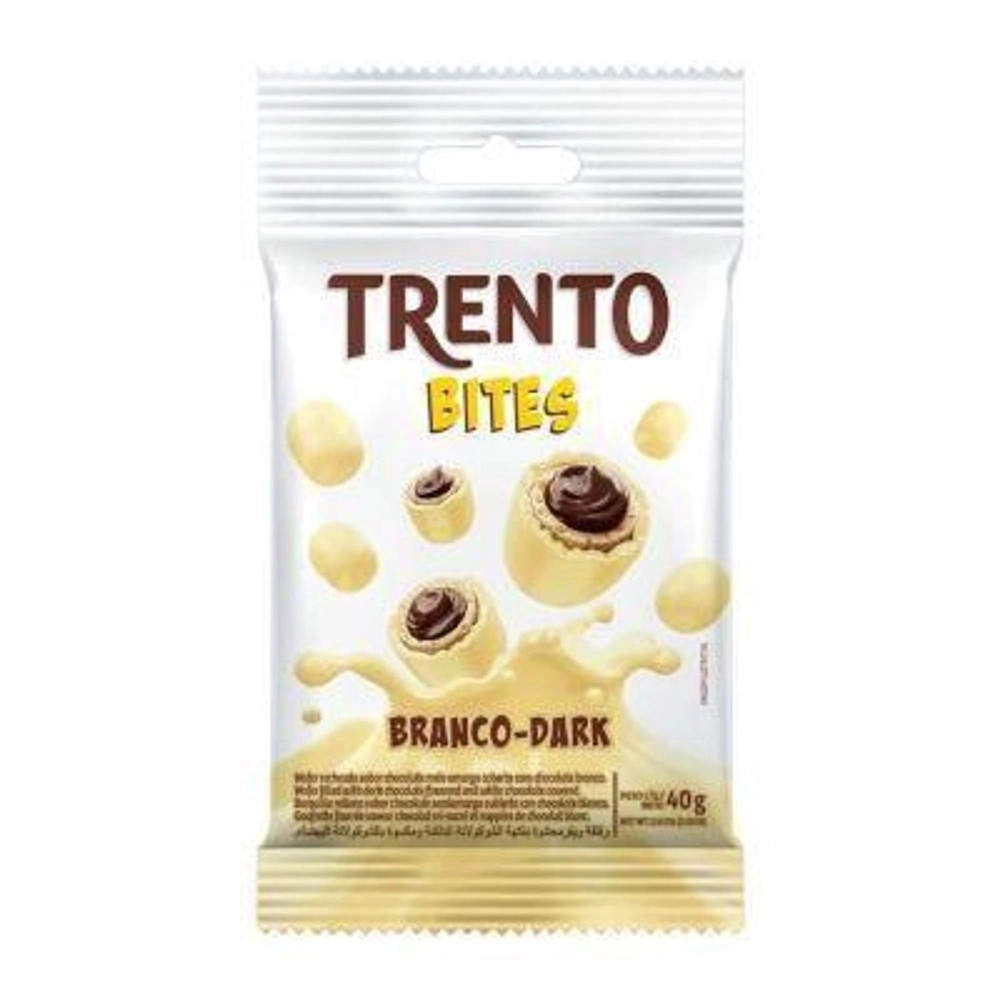 CHOCOLATE TRENTO BITES BRANCO DARK 40g