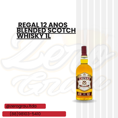 WHISKY CHIVAS REGAL 12 ANOS 1 L