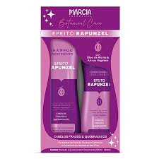 SHAMPOO E CONDICIONADOR MARCIA EFEITO RAPUNZEL 
