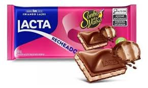 Chocolate ao leite Lacta com Recheio Sonho de Valsa 98G