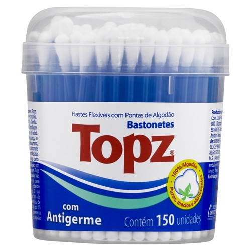 HASTES FLEXIVEIS TOPZ PT C/150UN