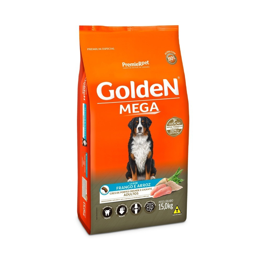 Golden Mega Adulto 15Kg Sabor Frango