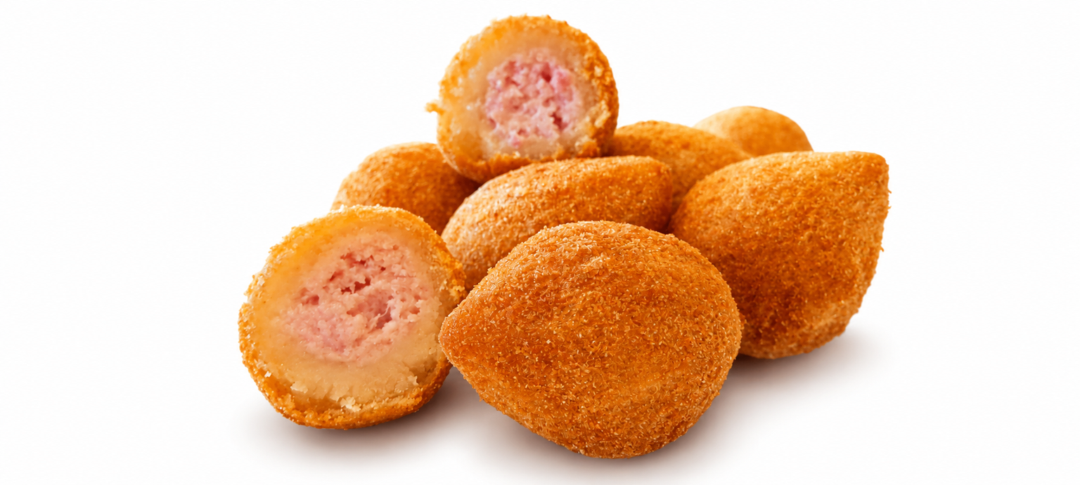 ENROLADINHO DE PRESUNTO E QUEIJO