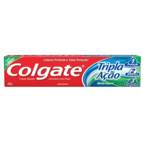 Creme Dental Tripla Ação Menta Original Colgate 180g