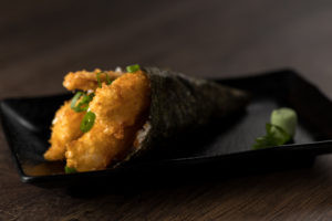Temaki camarão empanado