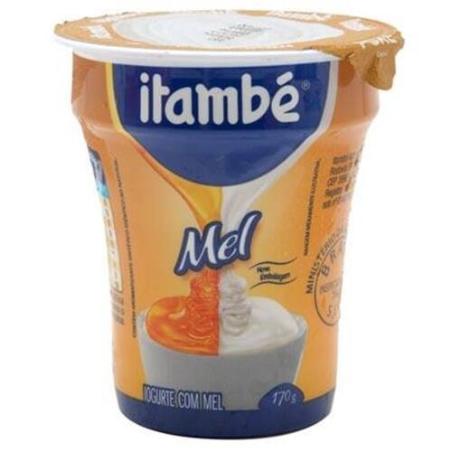 Iogurte Natural Integral Itambé Mel Copo 170g