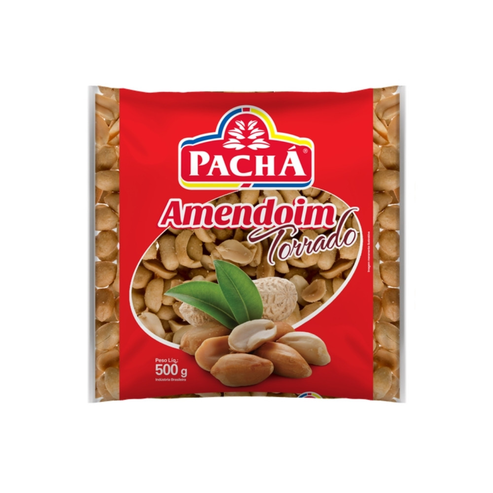 AMENDOIM TORRADO PACHA 500G