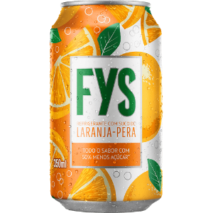 REFRIGERANTE FYS LARANJA 350  ML