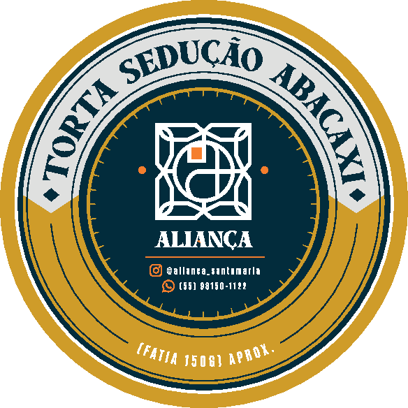TORTA SEDUÇÃO ABACAXI - 30 Fatias