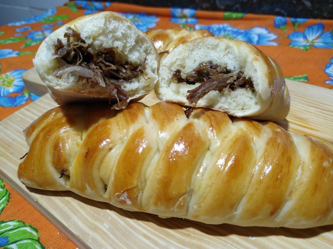 Pão Carne de Sol Recheado