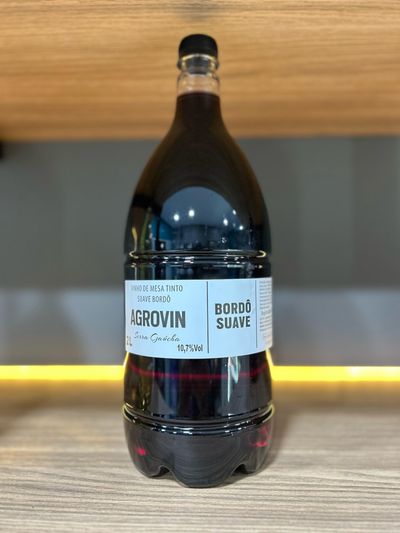 Vinho Colonial Agrovin Bordô Suave 2L 