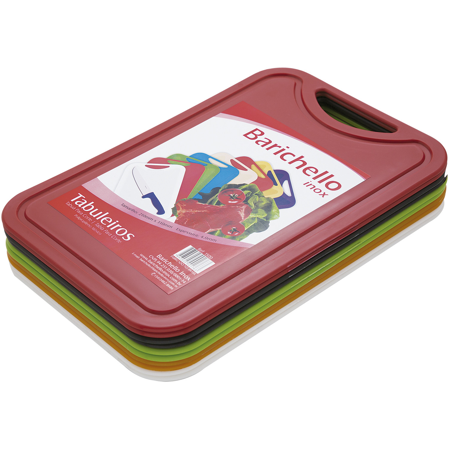 TABUA P/ CARNE BARICHELLO PLASTICO 210X310MM