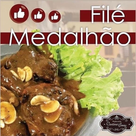 (Cód.  121) Filé medalhão p/ 2