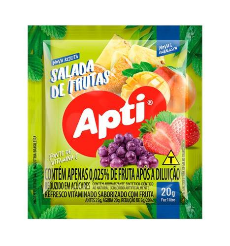 Refresco Em Po Apti Salada De Frutas 20g