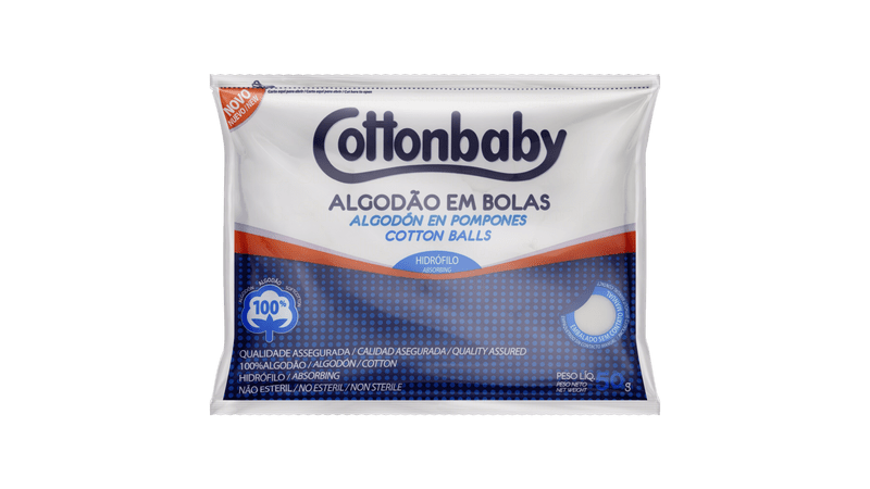 ALGODAO COTTONBABY BOLAS SC50G