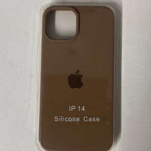 CAPA MARROM IPHONE 14 SILICONE CASE