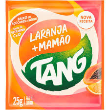 Refresco em Pó Tang Laranja Com Mamão