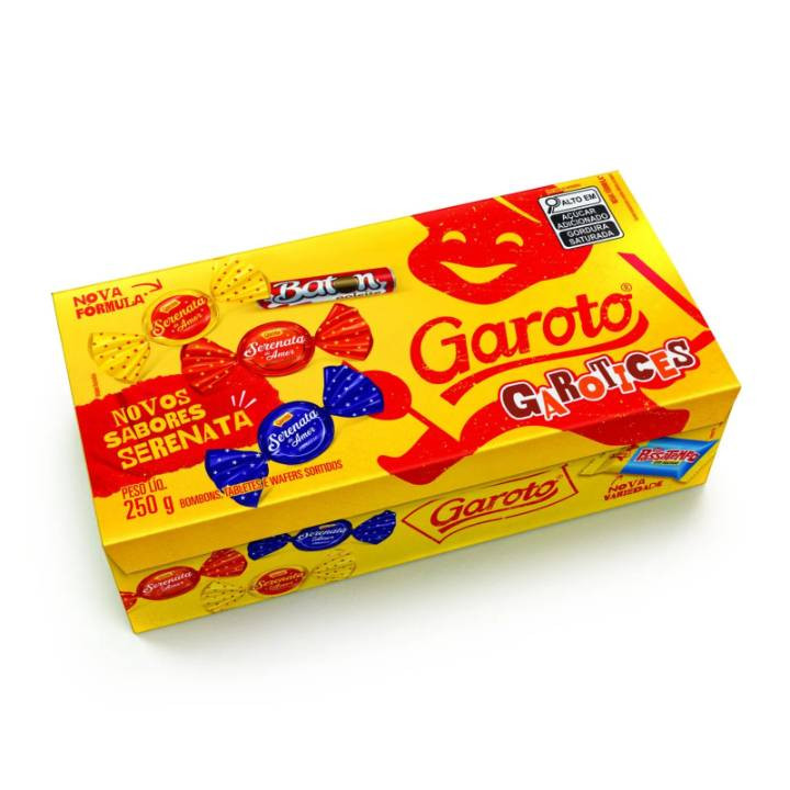 Caixa de Bombom Garoto 250g