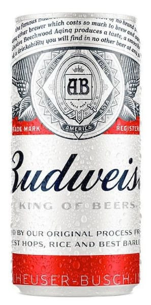 Cerveja Budweiser American Lager 269ml Lata