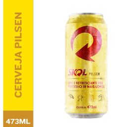 Cerveja Pilsen Skol 473 ml