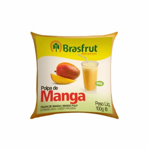 Polpa Congelada Brasfrut Manga Embalagem 100g