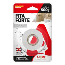 Fita Forte Dupla Face Banheiro 24mmx1,5mt - Adere