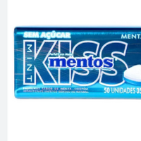 Confeito Mentos Kiss Menta - 50 Unidades