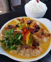 Peixe à Baiana (serve 2 a 3 pessoas)