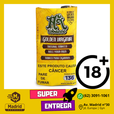 Tabaco/Fumo para Cigarro Hi Tobacco Golden Virginia - Pacote 35g