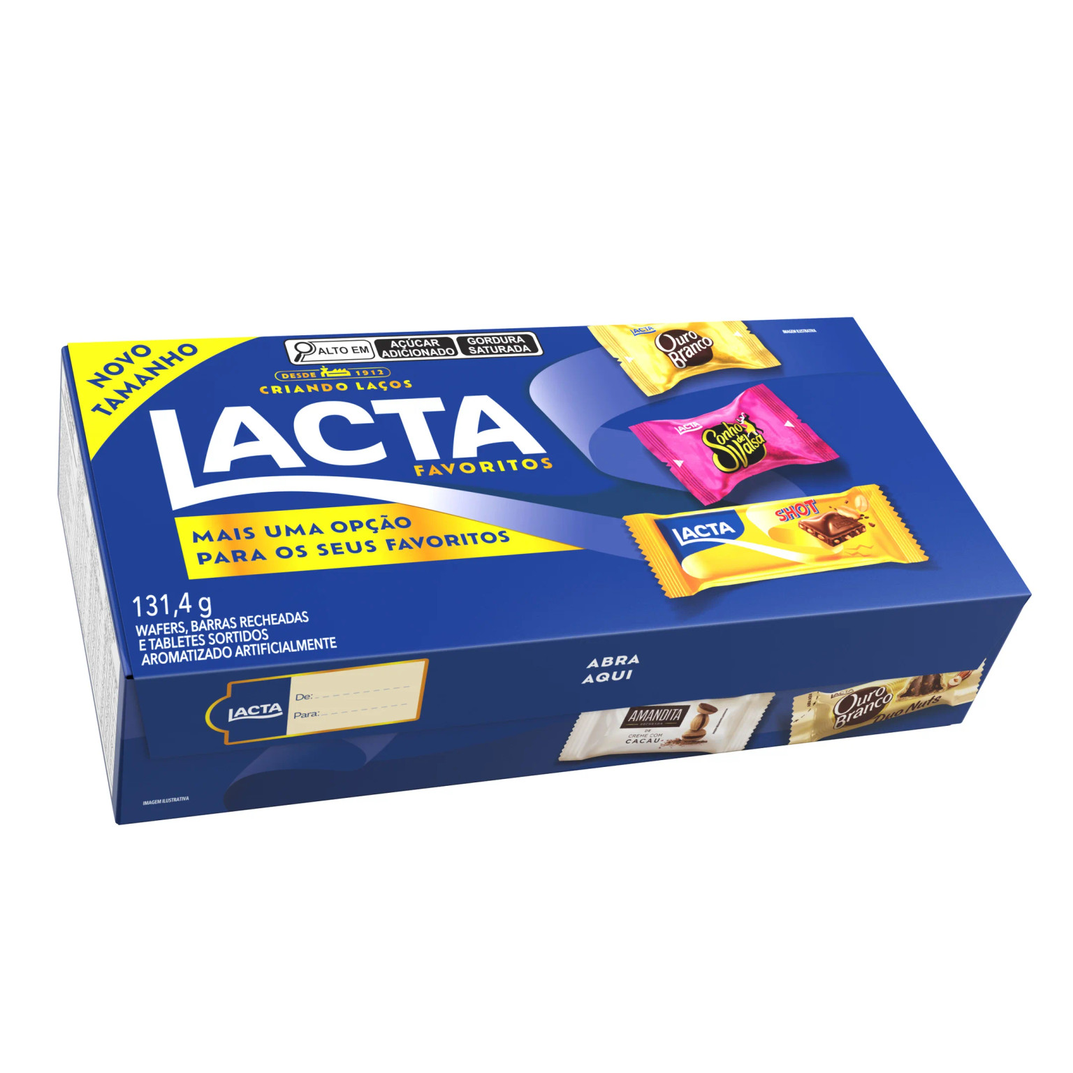 CX BOMBOM LACTA FAVORITOS 131,4G